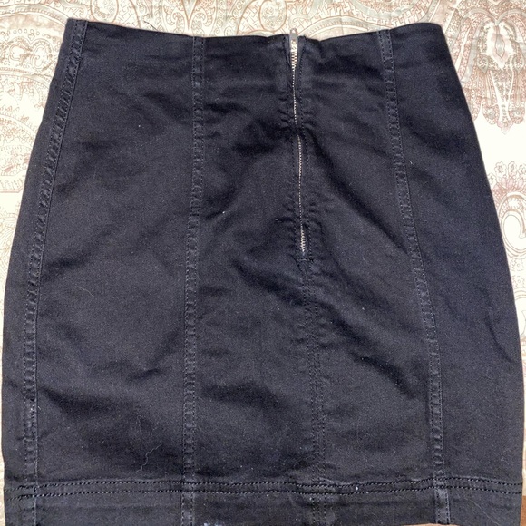 FREE PEOPLE MODERN FEMME DENIM SKIRT - Picture 4 of 5